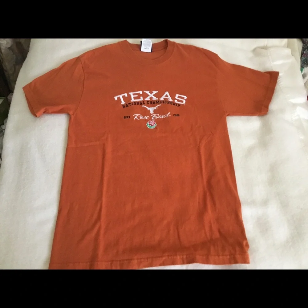 TEXAS Rose Bowl National Championship Tee OF 2008;SIZE Medium - Picture 1 of 6
